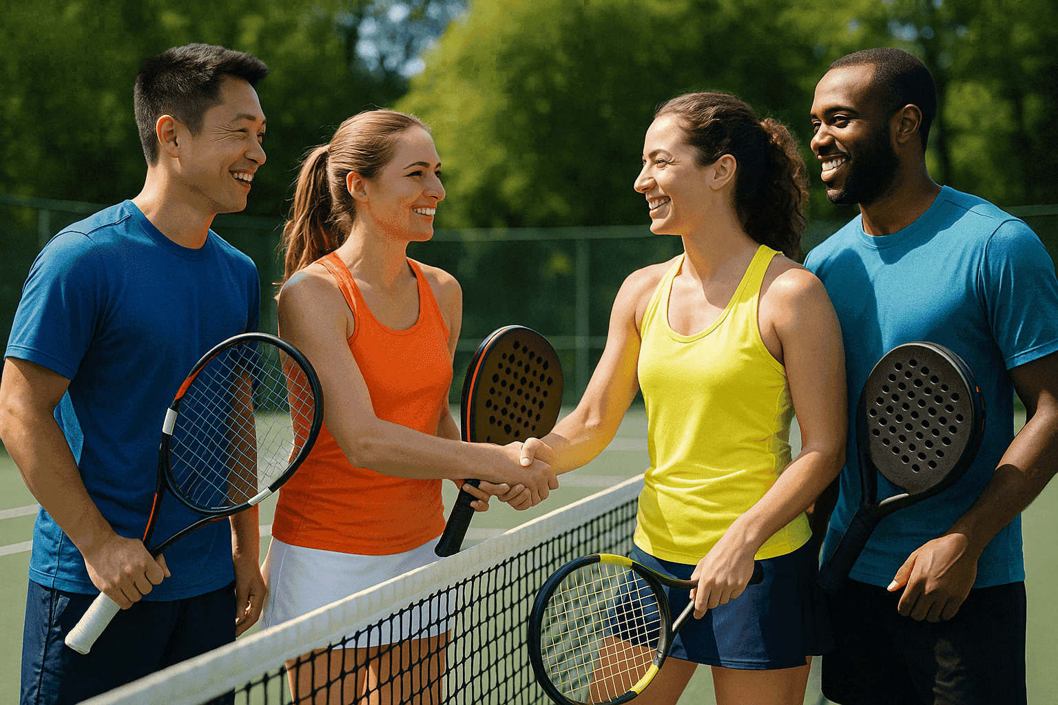 Trouvez des partenaires de tennis ou de padel facilement