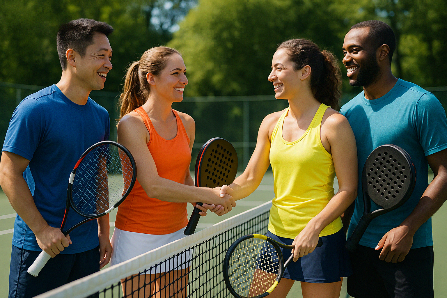 Trouvez des partenaires de tennis ou de padel facilement